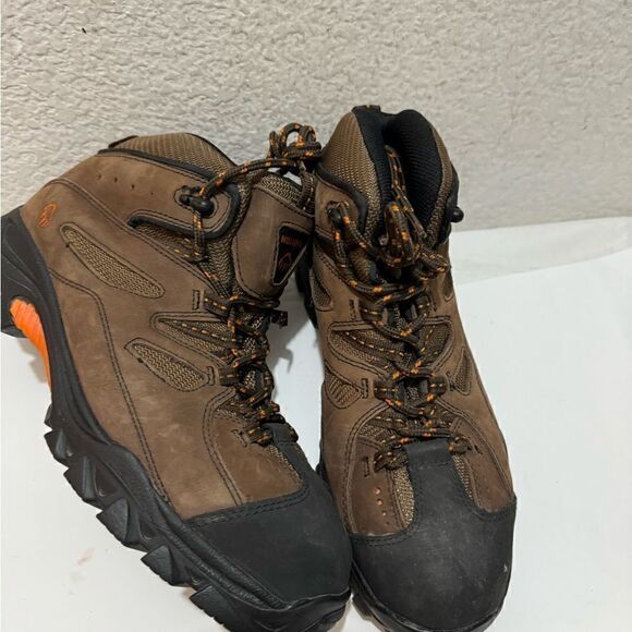 Wolverine Hudson  Steel Toe Work Boots Hiking Brown Mid Cut Size 9.5/42.5 - Picture 4 of 13